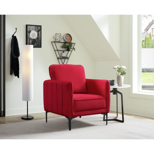 Rae - Chair - Lavish Red Velvet