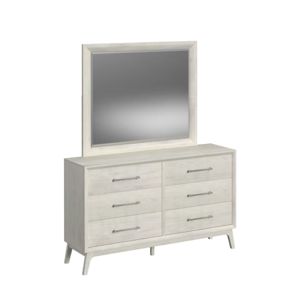 Westland - Dresser And Mirror Set - Almond