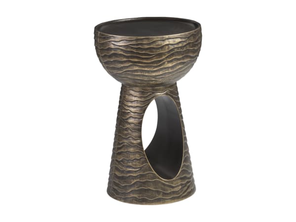 Signature Designs - Mika Lamp Table - Dark Brown