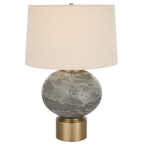Lunia - Gray Glass Table Lamp