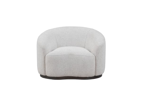 Beverly - Swivel Accent Chair - Ivory