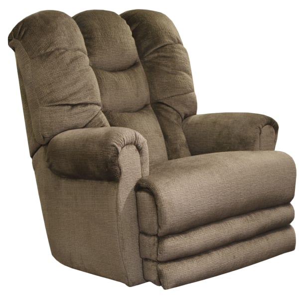 Malone - Power Lay Flat Recliner With Extended Ottoman - Truffle
