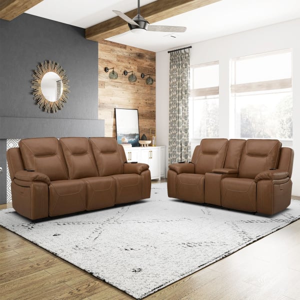 Callihan - Sofa & Loveseat - Brown