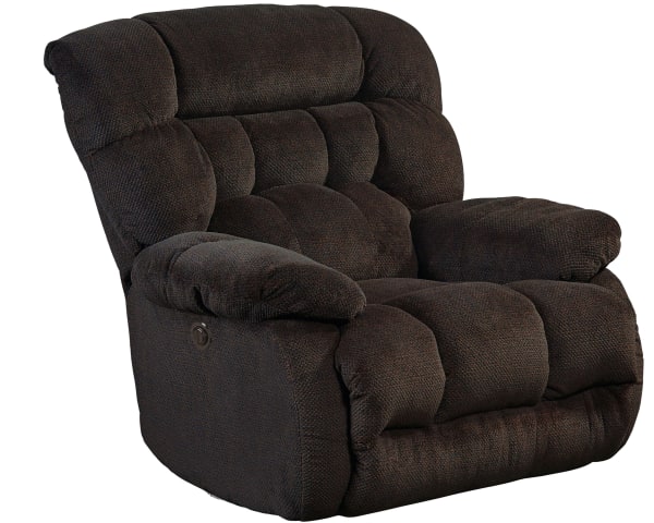 Daly Power Lay Flat Recliner - Chocolate