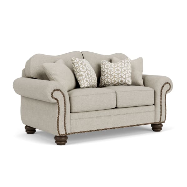 Bexley - Loveseat - Fabric - Nailhead Trim