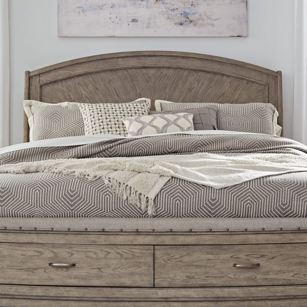 Avalon - Queen Panel Headboard - Burnished Beige