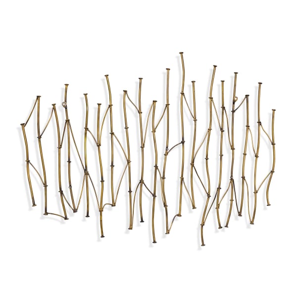Nature's Rhythm - Metal Wall Decor - Gold