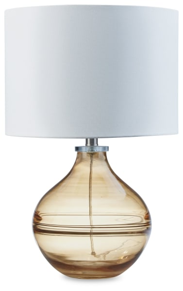 Lemmitt - Amber - Glass Table Lamp