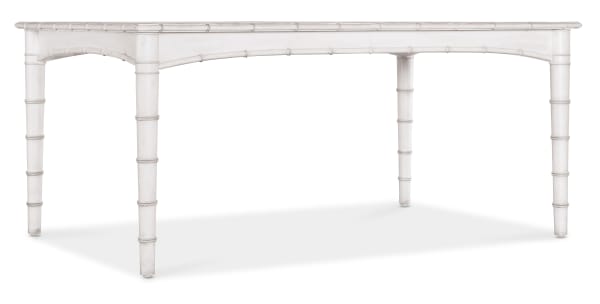 Charleston - Rectangle Dining Table With 1-20in Leaf - White