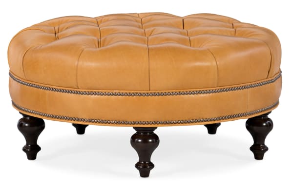 Well-Rounded Tufted Round Ottoman