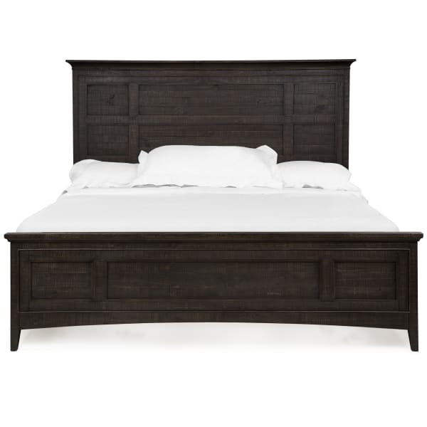 Westley Falls - Complete Queen Panel Bed With Regular Rails - Graphite