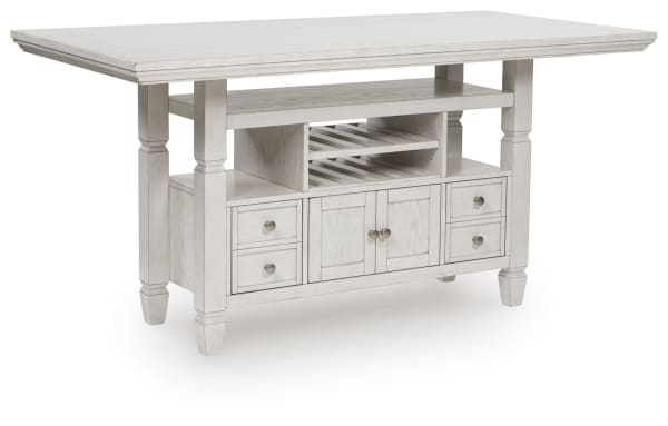 Robbinsdale - Antique White - Counter Height Dining Table
