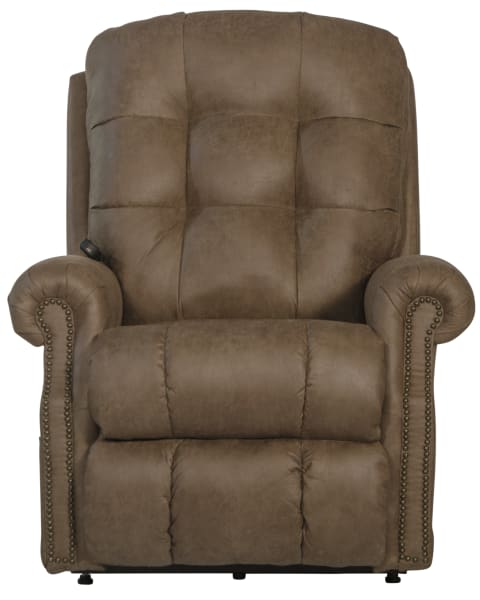Ramsey - Power Lift Lay Flat Recliner With Heat & Massage - Silt
