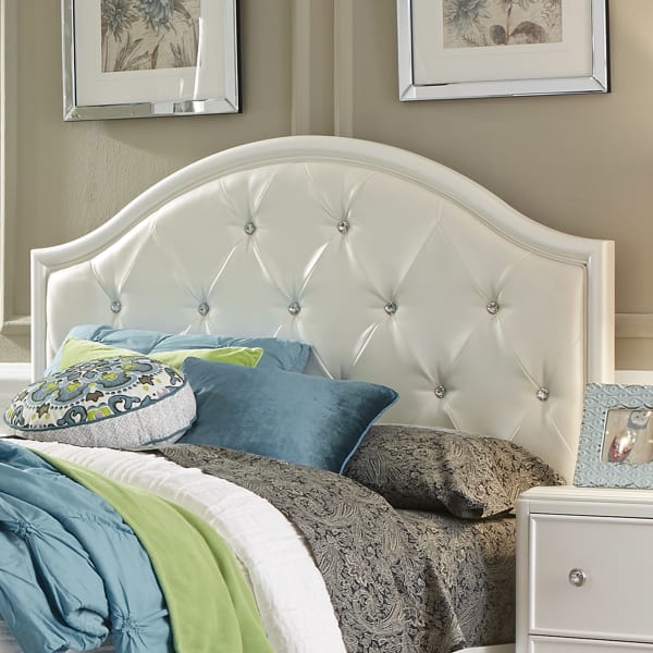 Stardust - Full Panel Headboard - White