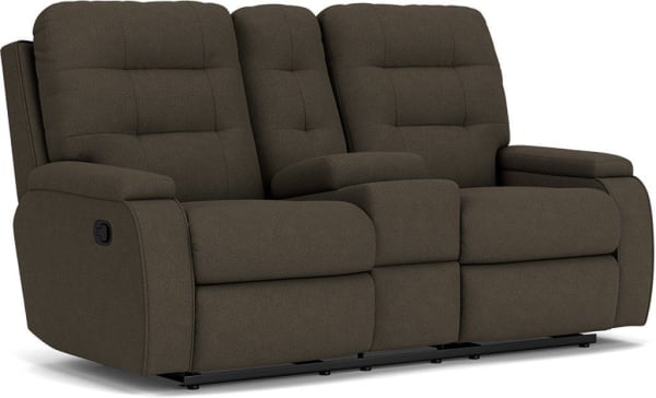 Kerrie Reclining Loveseat with Console