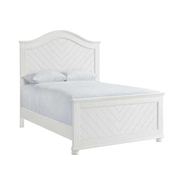 Kona - Full Panel Bed - White