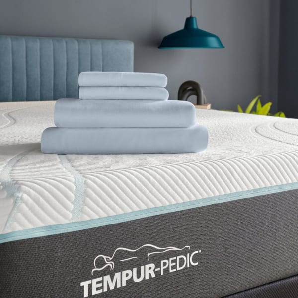 Linens - Tempur-Pedic ProPerformance Sheet Set - Sleepy Blue - Twin Long