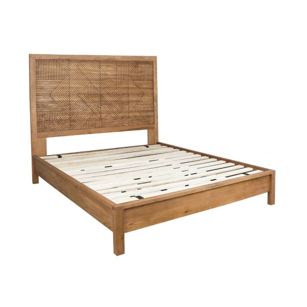 Santa Clara - Queen Bed - Caramel Brown