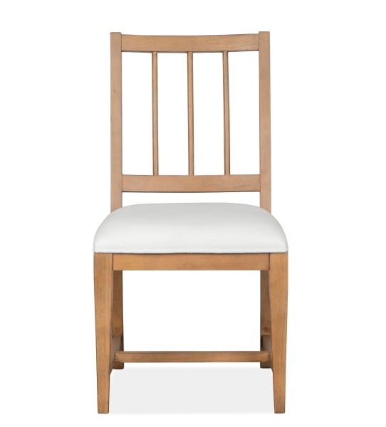 Lindon - Dining Side Chair With Upholstered Seat (Set of 2) - White