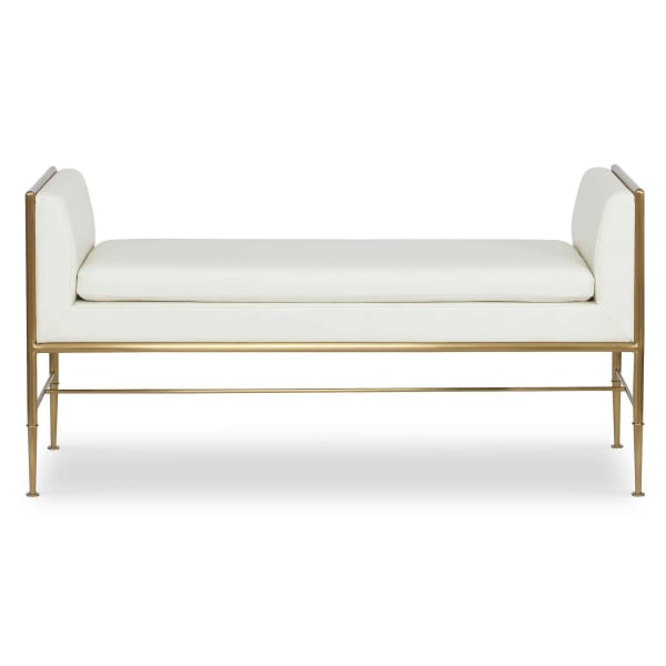 Fretwork - Bench - Brass / White