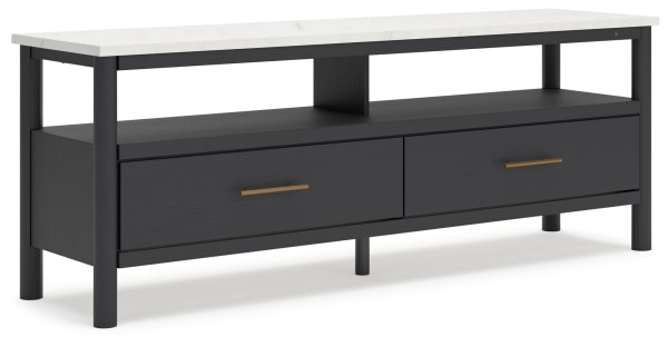 Cadmori - Black / White - Extra Large TV Stand