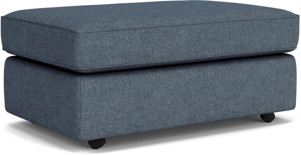 Vail - Fabric Cocktail Ottoman With Casters