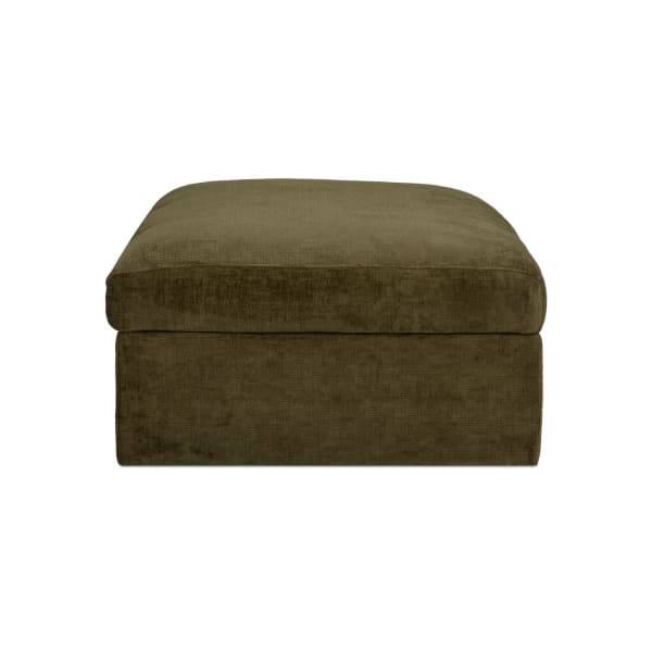 Swift - Storage Ottoman - Dark Green