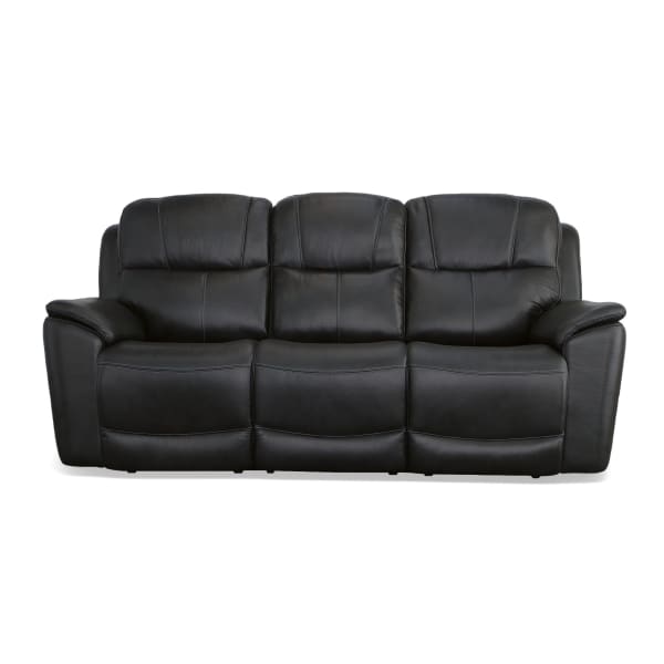 Crew - Power Reclining Sofa With Power Headrests & Lumbar - Raven