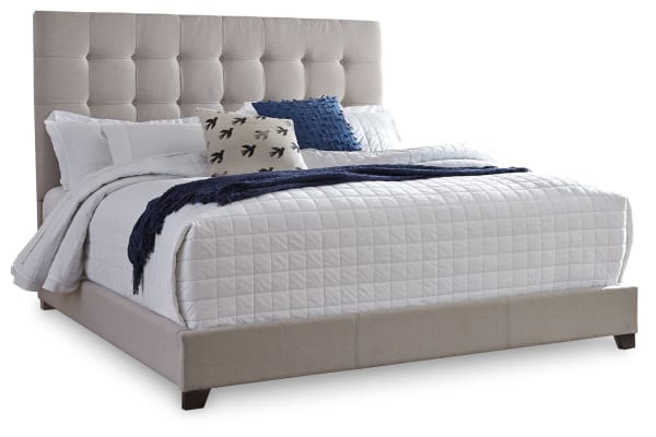 Dolante - Beige - King Upholstered Bed