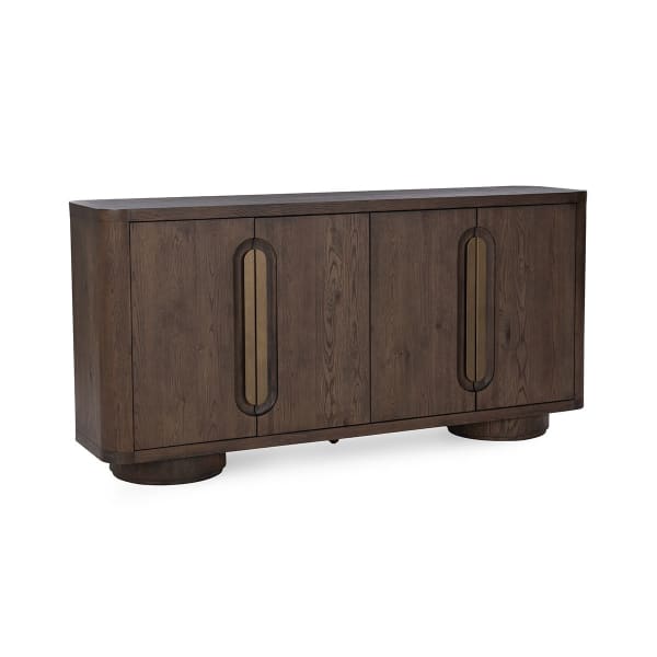 Tiber - 4 Door Buffet - Toasted Brown
