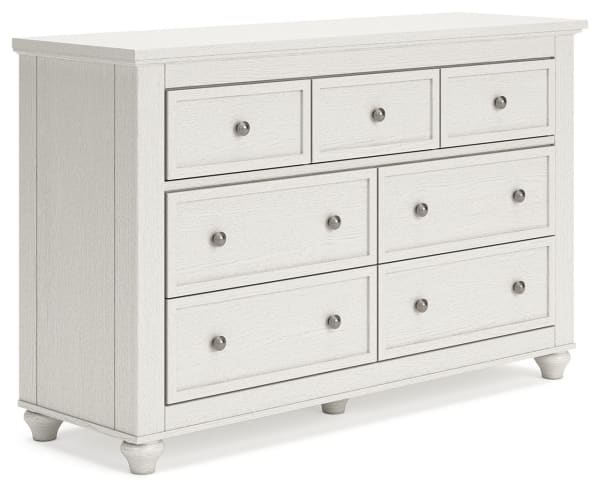 Grantoni - White - Seven Drawer Dresser