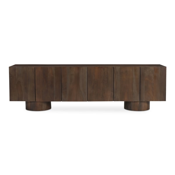 Hadley - Media Unit - Warm Brown