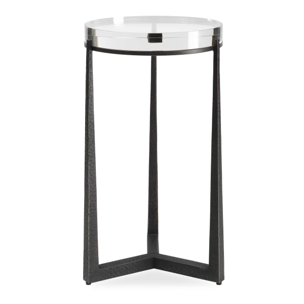 Midas - Round Accent Table - Dark Bronze