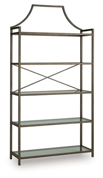 Bernonly - Antique Bronze Finish - Bookcase