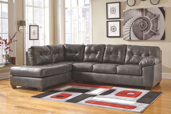 Alliston - Gray - Sectional with Chaise
