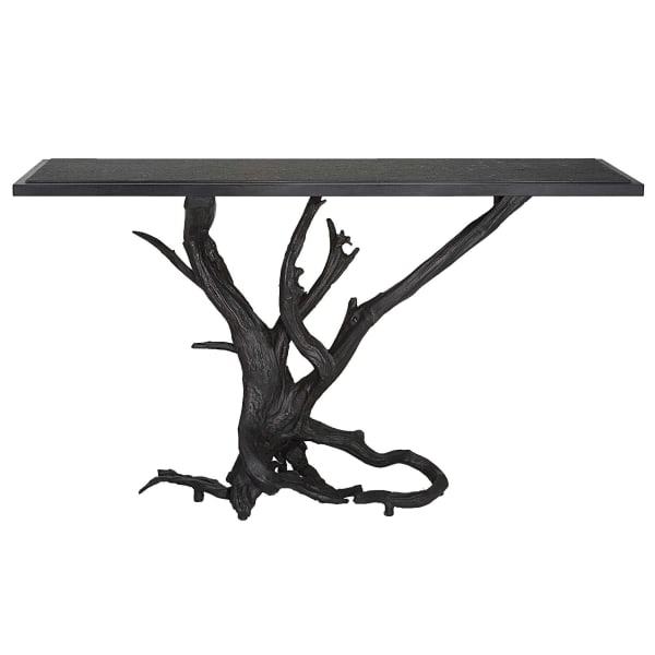 Big Sur - Console Table - Bronze/Black
