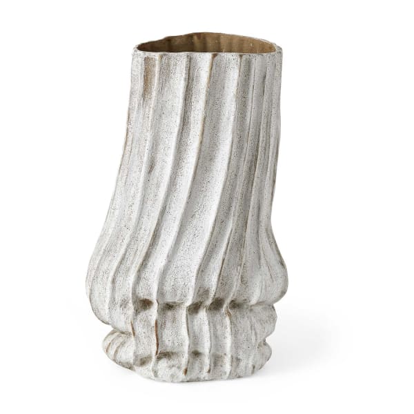 Puddle - Vase - Brown / White