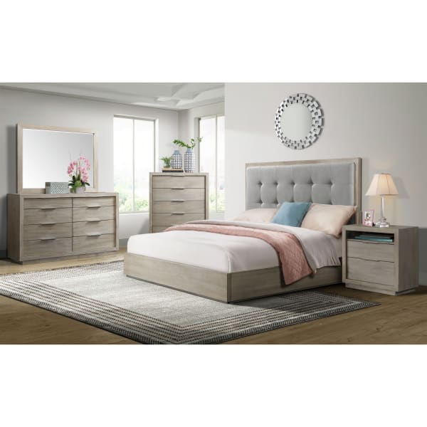 Arcadia - Queen 3 Piece Bedroom Set - Gray