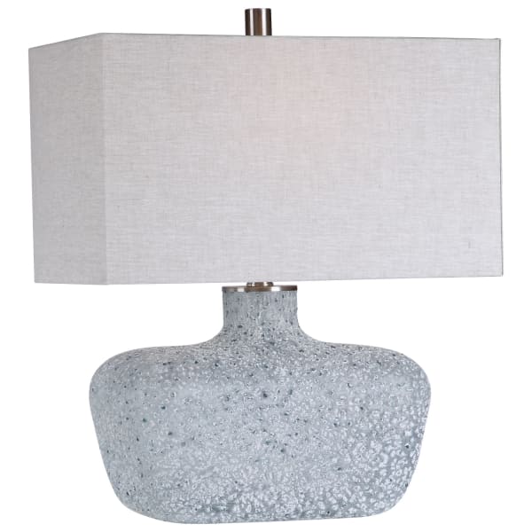 Matisse - Textured Glass Table Lamp - Light Blue