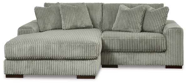 Lindyn - Fog - Left Arm Facing Corner Chaise 2 Pc Sectional