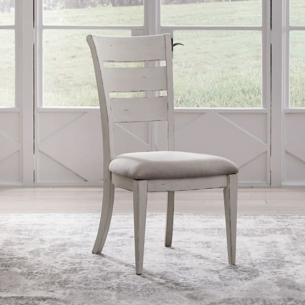 Backroads - Ladder Back Side Chair (RTA) - White