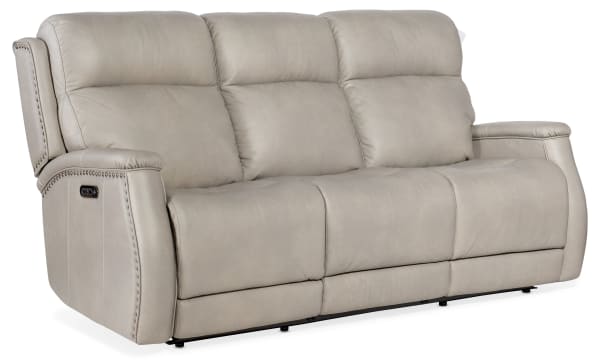 Rhea - Zero Gravity Power Recline Sofa With Power Headrest - Beige