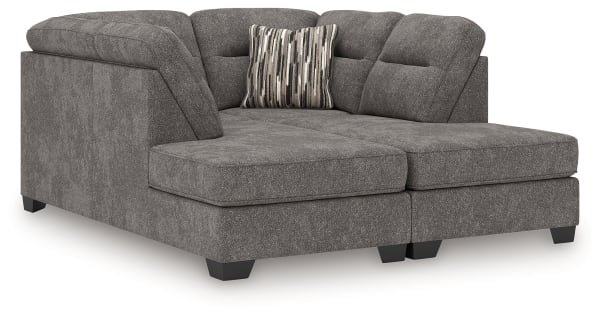Olten - 2-Piece Super Chaise - Graphite