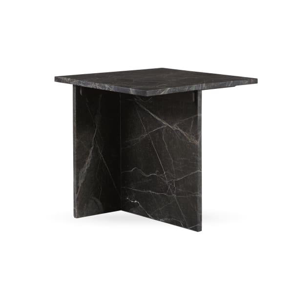 Bexly - Marble Square End Table - Green