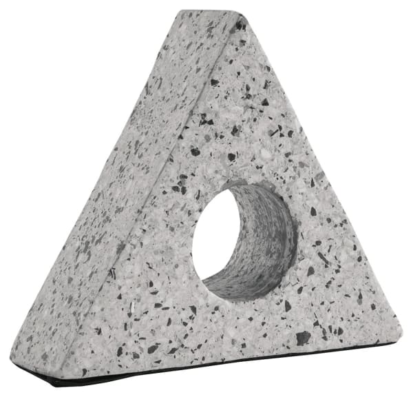 Setehen - White / Black - Sculpture - Triangular