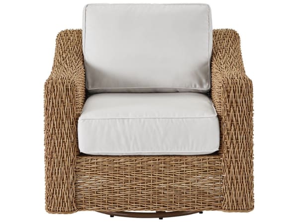 Coastal Living Outdoor - Laconia Swivel Chair - Light Brown