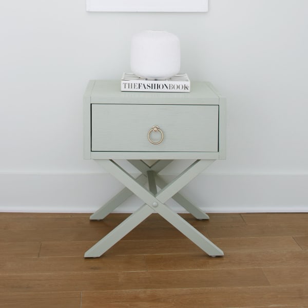 East End - 1 Drawer Accent Table - Green Mist