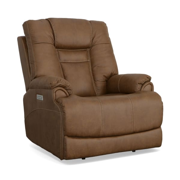 Marley - Power Recliner With Power Headrest - Sepia