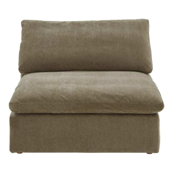 Clay - Performance Fabric Slipper Chair - Light Brown