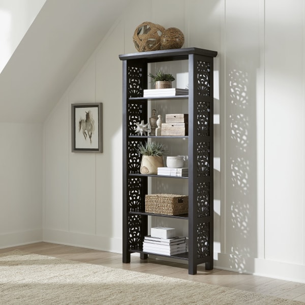 Trellis Lane - Accent Bookcase - Black